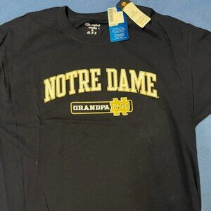 Champion, Notre Dame Grandpa navy tee, xl